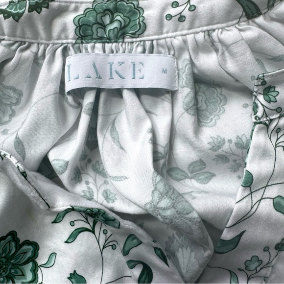 Floral Green and White Midi Dress - Picture 8 of 13